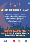 Salam Ramadan 1442H